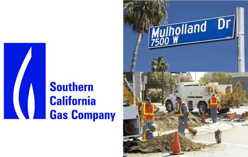Traffic Impact Update:  Mulholland gas meter installation work extended to Friday, April 21, 2017