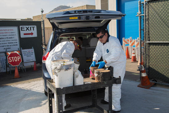 LA Sanitation:  Proper way to dispose of hazardous waste & electronics