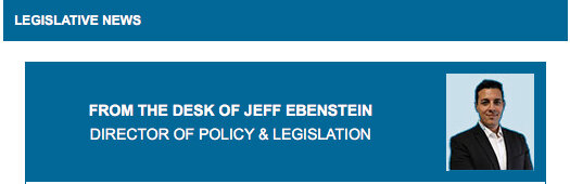 SB 330 Legislative News – from Jeff Ebenstein, Director of Policy &amp; Legislation for Councilmember Paul Koretz