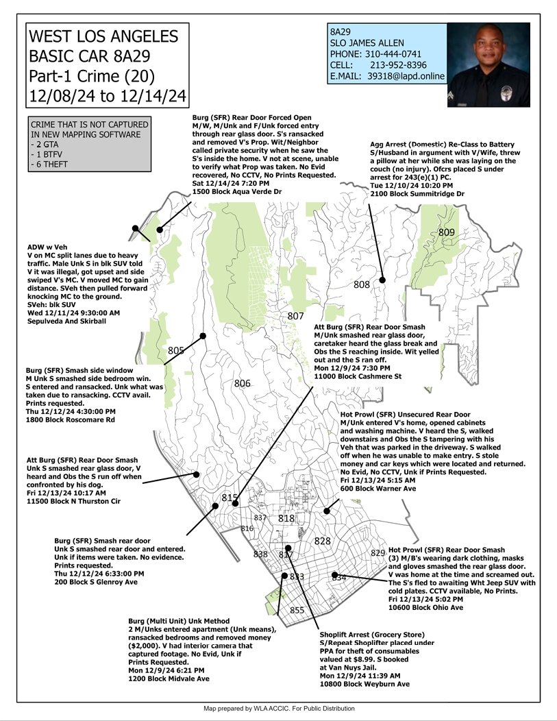 Crime Maps 12/8 – 12/14
