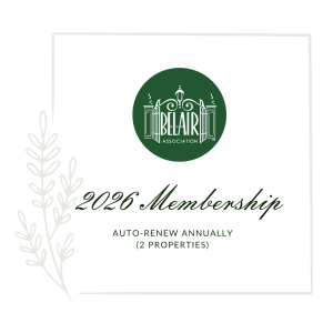 2026 Membership Dues For 2 Properties (auto-renew annually)