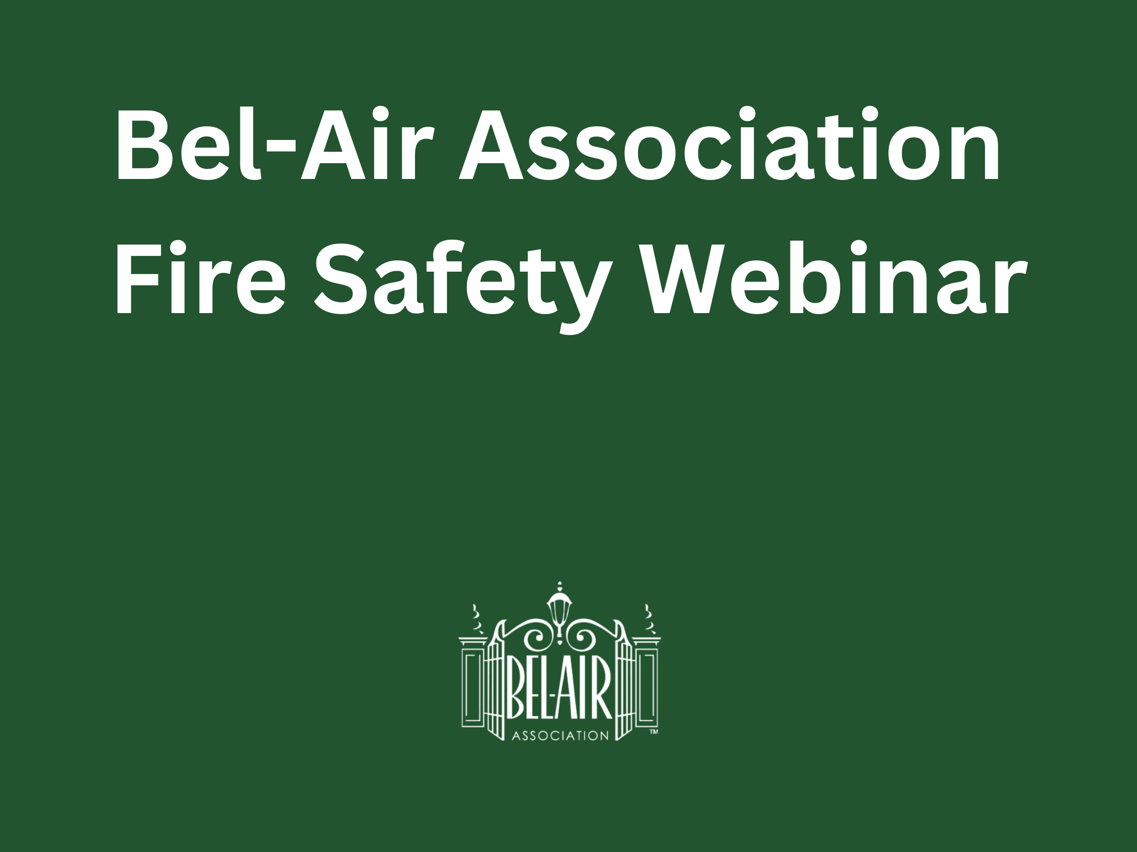 BAA Fire Safety Webinar 2025
