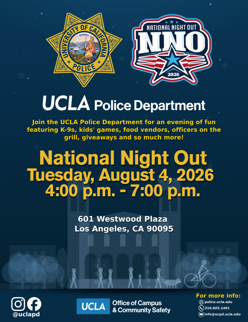 UCLA Police Department National Night Out